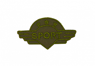 Термоаппликация "Sport" хаки