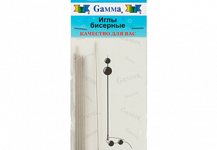 Иглы бисерные сталь d.0,7мм (10шт)